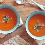 SEASONAL SPANISH RECIPE: Traditional Gazpacho served ice cold for those hot summer days